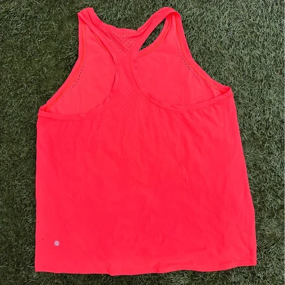 Athleta x Allyson Felix Womens Ultimate Legend Sleeveless Tank Top Neon Orange L - Picture 6 of 6